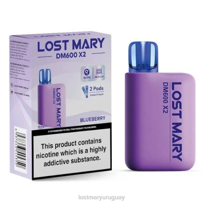vape desechable perdido mary dm600 x2 arándano PJ8P189 -LOST MARY Online
