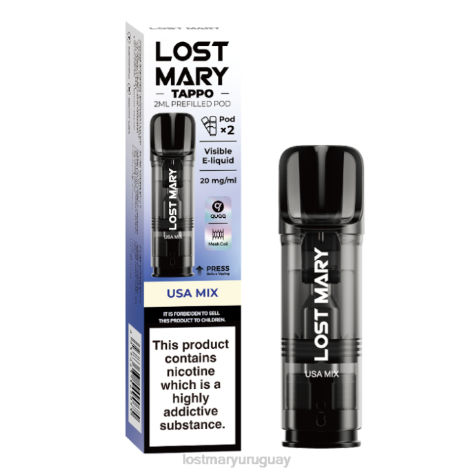 vainas precargadas de miss mary tappo - 20 mg - paquete de 2 mezcla de estados unidos PJ8P184 -LOST MARY Vape Mercado Libre